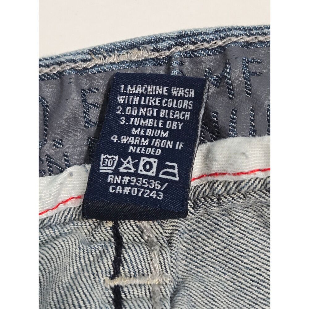 Vintage Ecko Unltd Embroidered Eagle 1972 Baggy Jeans | Men's Size 34 | Blue - Picture 9 of 10